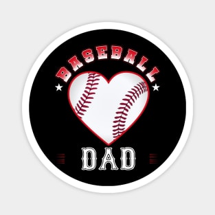 Dad Baseball Team Family Matching Gifts Funny Sports Lover Player Magnet